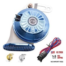 Car Horns Super Loud Variable Sound Horn 3 Sound Train Horns 130db Blue Single