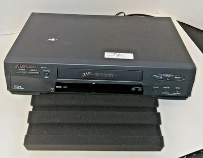Mitsubishi HS-U776 QC-450 Hi-Fi Stereo VHS VCR 4-Head VCR Plus+ Tested