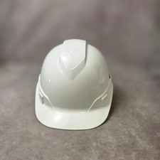 Pyramex White Hard Hat 4 Point Ratchet Suspension Safety Helmet Construction