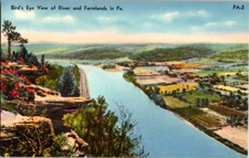 State Of Pennsylvania PA : PANORAMIC SCENE d/24 BE5429