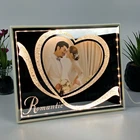 LED Photo Frame Picture Frame Photograph Frame Gift Mirrored Crystal NEW