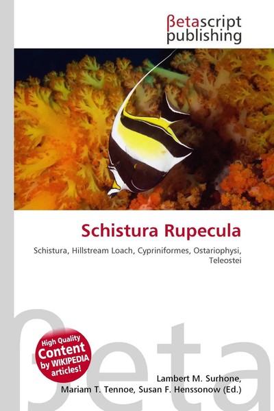 Lambert M. Surhone (U. A.) | Schistura Rupecula | Taschenbuch | Englisch (2026)-image