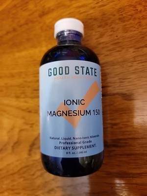Liquid Ionic Magnesium 150 8 fl oz glass bottle by Good State