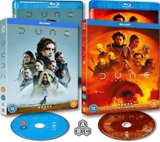 Dune Part 2  Part 1 Two-movie Collection Box Set Blu-ray Region Free