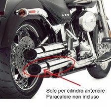 80529-07 terminali scarico ant. kit 80500-07 Screamin Eagle Softail e crossbones