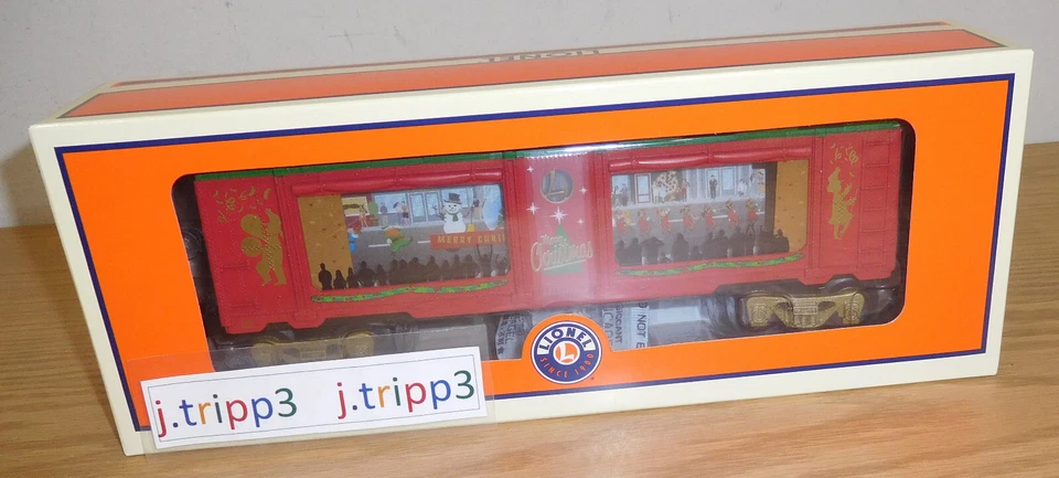 Lionel 2228120 Merry Christmas Parade Red Aquarium Car O Gauge Lighted Toy Train - Image 3 of 4