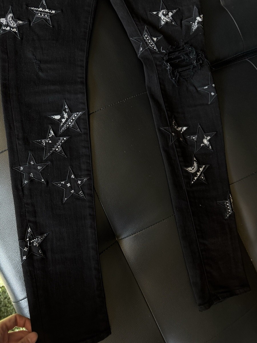 Size 30- Amiri Jeans 100% Authentic Black Star Exlusive Quick