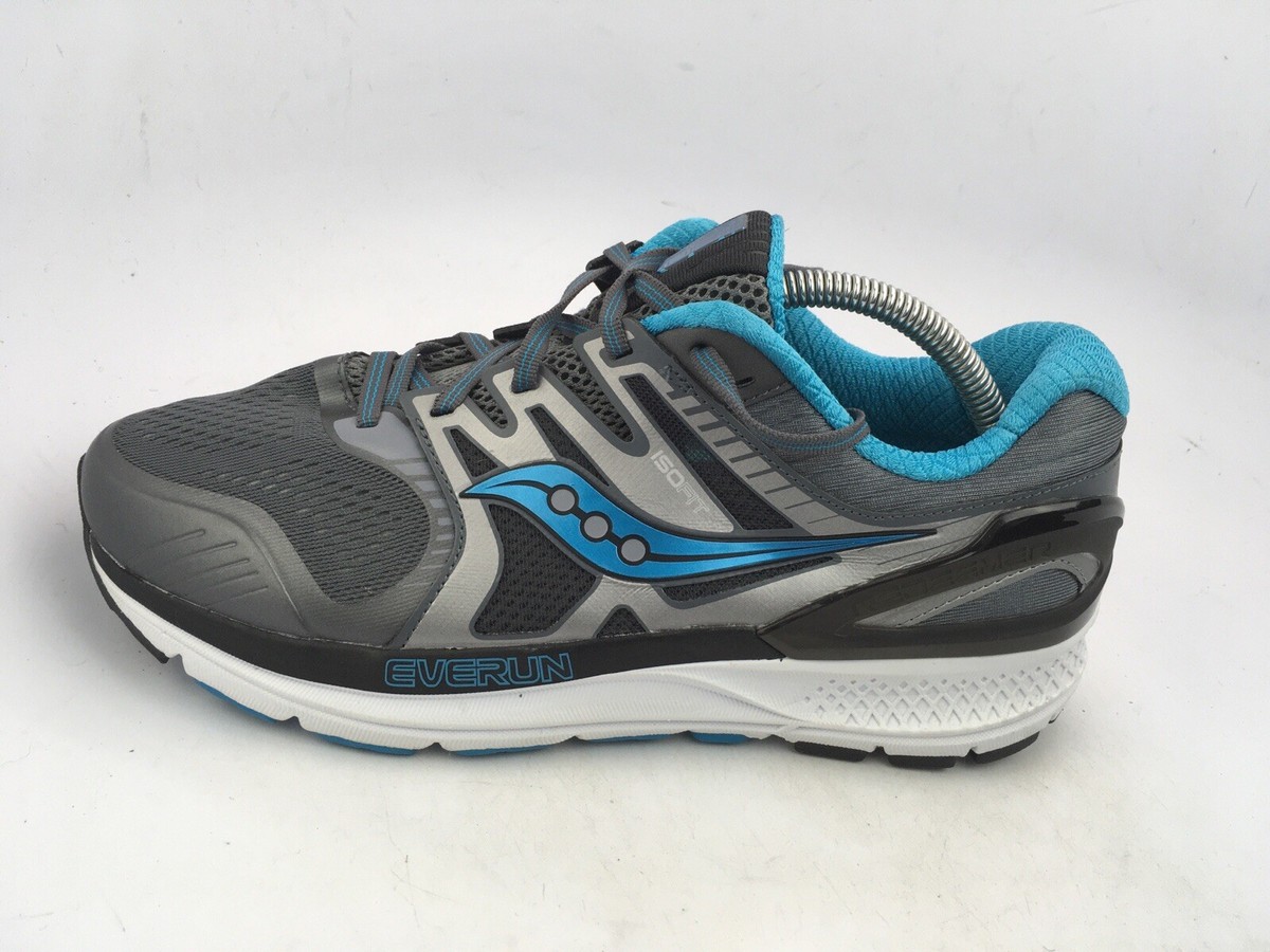 Saucony ISO Everun S10382-1 Gray/Blue Running Shoes Woman's Size 10 Wide