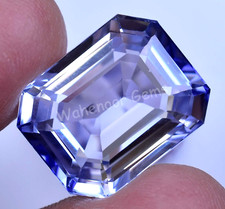 Flawless 32.20 Ct Natural Blue Ceylon Sapphire Emerald Certified Loose Gemstone