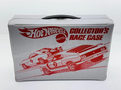Hot Wheels Redline 24 CAR COLLECTORS RACE CASE Gray Red Very Nice !!!