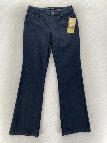 Sonoma Jeans Women's 4P Petite Original Boot Dark Blue Denim Stretch Bootcut NWT