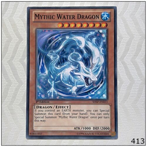 Mythic Water Dragon - SHSP-EN011 - Common 1st Edition Yugioh - Foto 1 di 1