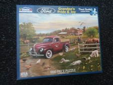 Pre-Owned White Mountain Ford Grandpa  s Pride  Barnyard Buddies Jigsaw Puzzles