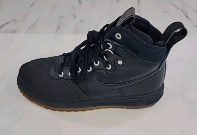 NWOT Nike Lunar Force 1 Duckboot Obsidian Navy Gum Sole 805899-400 Mens Boots-8 Buy Nike Lunar Force 1 Duckboot  main image 4