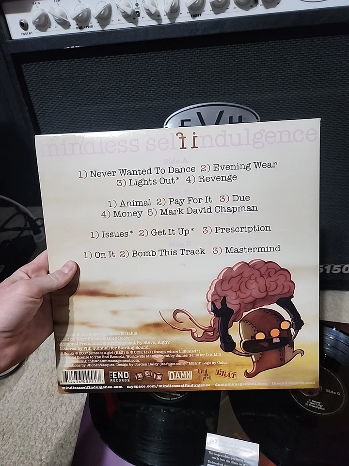 Mindless Self Indulgence If 2lp винил оригинальный 2008 1-й выпуск со всеми вставками EX/NM-воск - Изображение 3 из 4