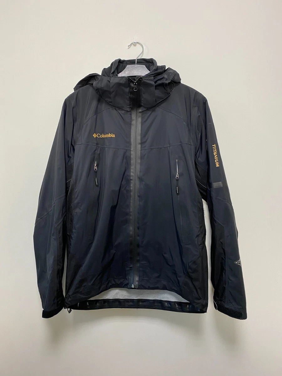 Columbia Titanium Black Waterproof Hooded Jacket Size Large - Coats ...