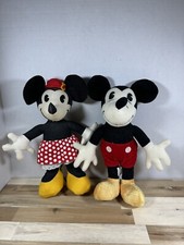 Walt Disney Mickey and Minnie Mouse Stuffed Animals