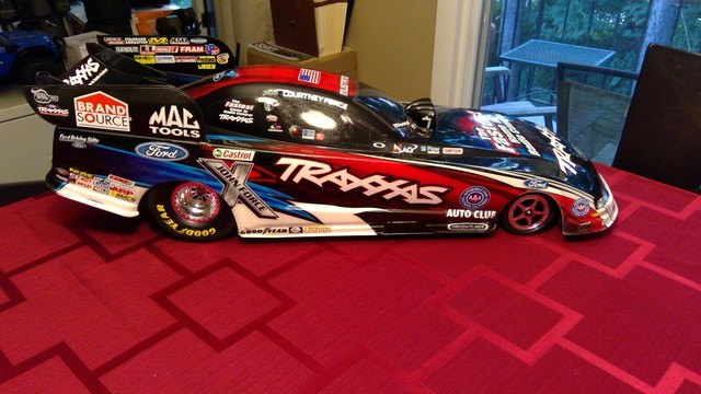 traxxas funny car body