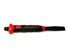 Snap-on Tools NEW PCSG812 RED Soft Grip 3/8" Flat Edge Chisel 6-1/8" Long SPAIN