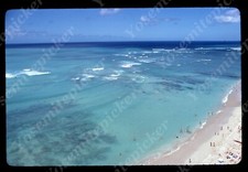SL00 Original Slide 1980 Hawaii Maui beach ocean view  466a