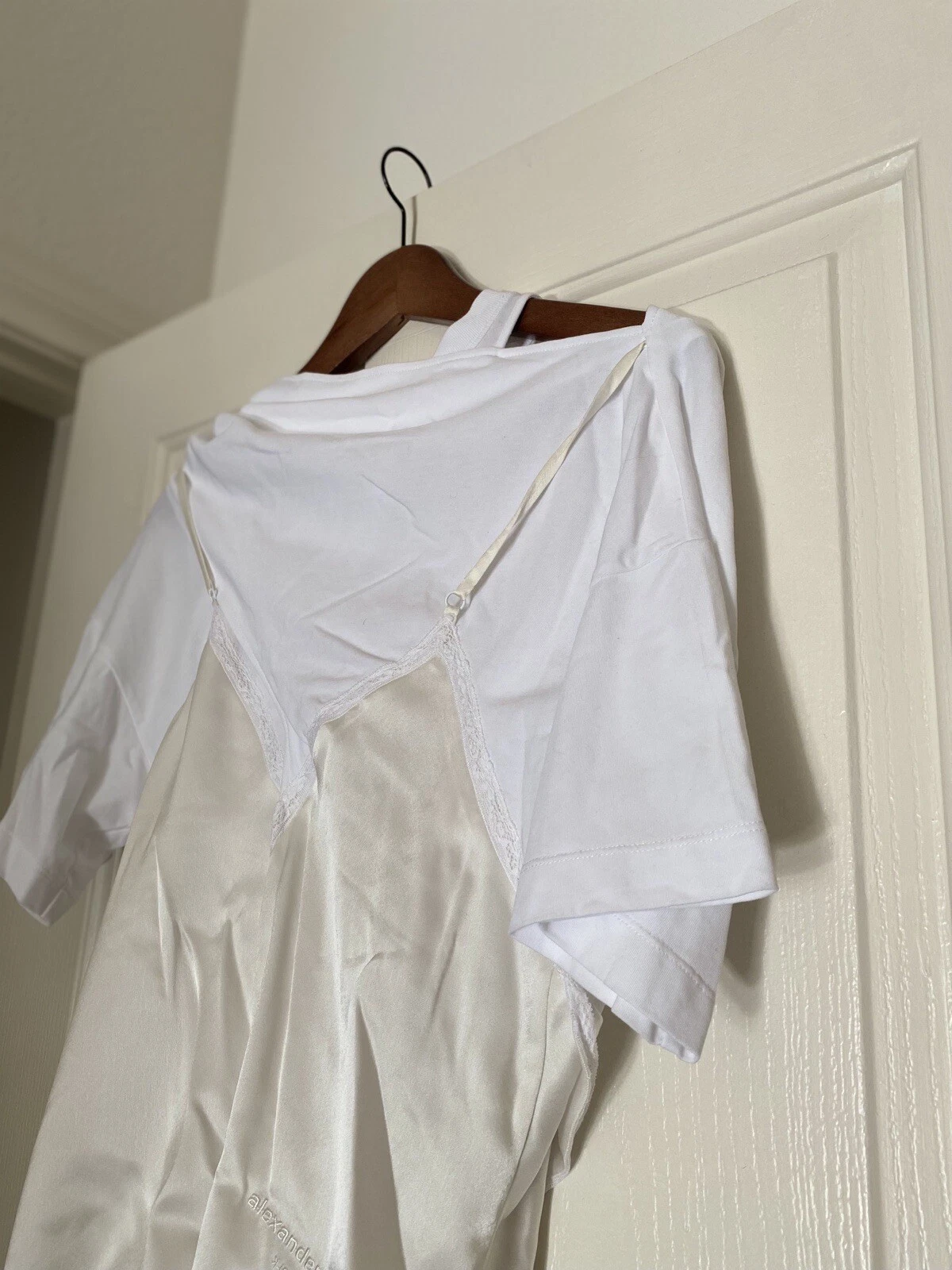 ABITO SLIP T SHIRT IBRIDA CINCHED ALEXANDER WANG 4 $1.195