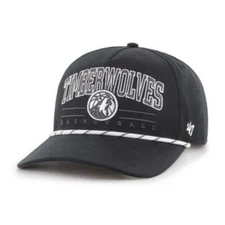Minnesota Timberwolves '47 Brand Hitch Black Speckle Adjustable Rope Hat
