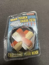 Brain Teaser CASSE-TETE Real Wood 3-D PUZZLE New