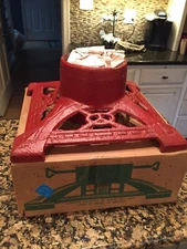 Christmas Tree Stand Cast Iron - Liberty Foundry St. Louis MO - Vintage