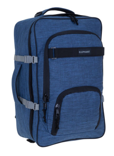 Rucksack Handgepäck Flieger IATA Kabine Herren Elephant Travel Fly 13029 Blau - Afbeelding 17 van 22