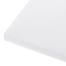 12"x6"x1/2" White HDPE Plastic Sheet High-Density Polyethylene Cutting Board