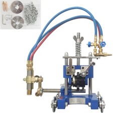 Manual Gas Pipe Cutting Beveling 45° Machine Hand Pipe Flame Torch Track Cutter