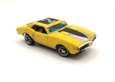 Aurora Ho Slot Car T Jet Yellow Black Silver 2 Pontiac 67 68 Firebird NICE  