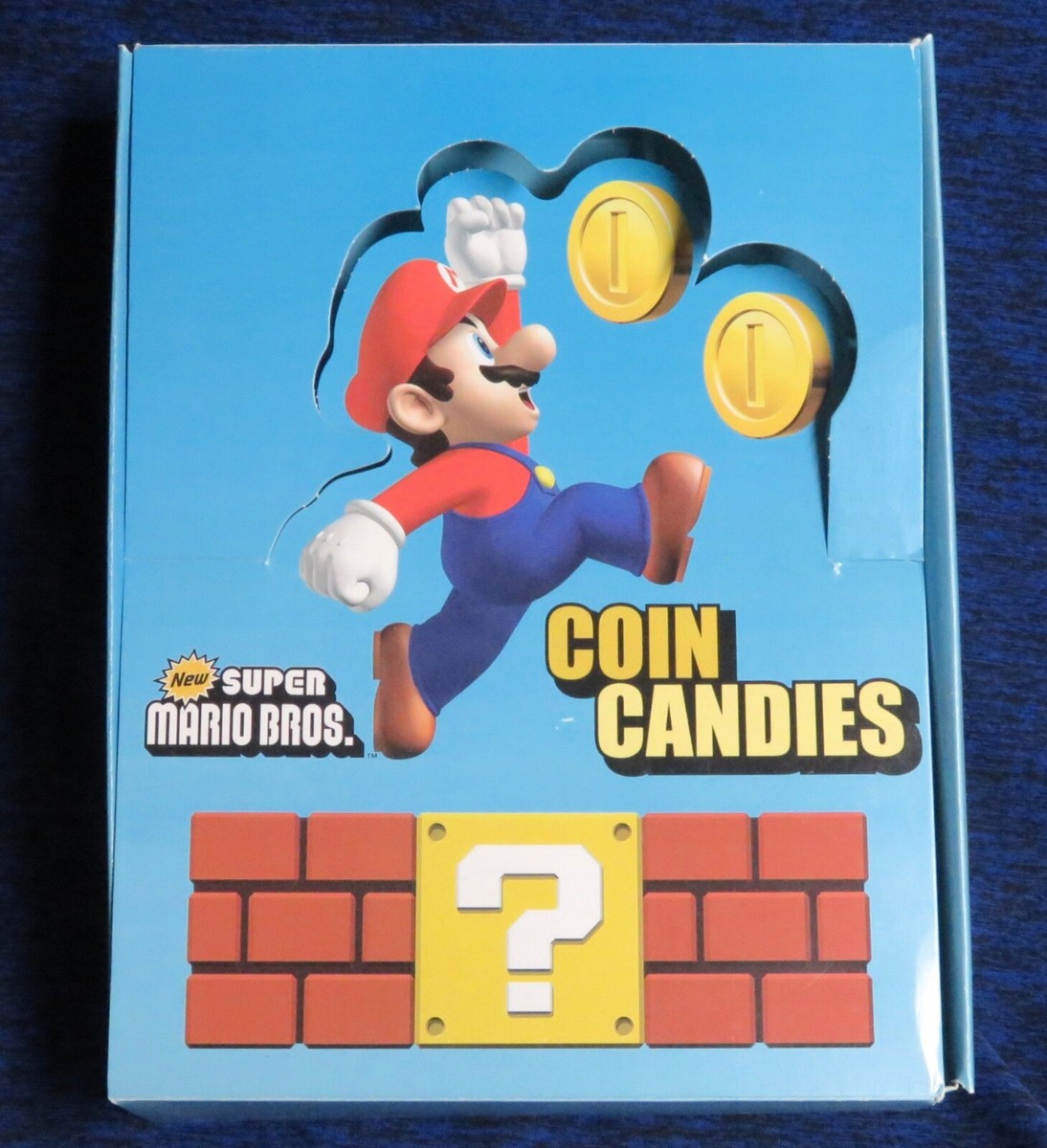 2010 Nintendo New Super Mario Bros. Coin Candies Display Box 2010 Nintendo New Super Mario Bros. Coin Candies Display Box