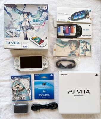 Sony PS Vita Miku Hatsune Limited Edition PCHJ-10002 Wi-Fi Crystal