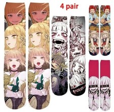 My Hero Academia Manga Socks 40 Cm Lot Of 4 Pairs Deku Cotton Polyester