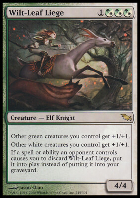 MTG Magic the Gathering Wilt-Leaf Liege (245/315) Shadowmoor LP