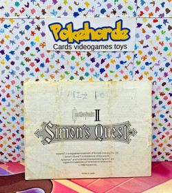 castlevania ii simons quest nes manual only