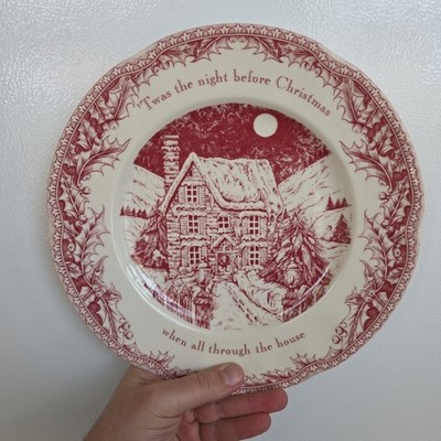 Noble Excellence Twas the Night Before Christmas Dinner Plate 10.5''