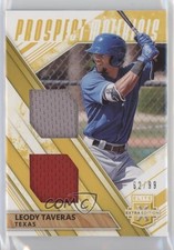 2019 Elite Extra Edition Dual Prospect Materials Gold 62/99 Leody Taveras 0f3j