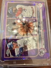 2022 Topps Chrome Sapphire Purple 2021 AL Batting Average Leaders /10