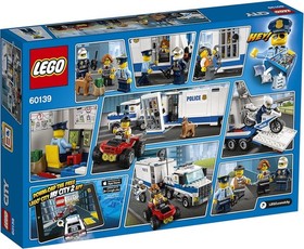 LEGO City Police Truck Command Center 60139 Building Toy