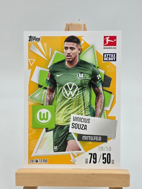 Topps Match Attax 25/26 Bundesliga PARALLEL -  Vinicius Souza 08/50 - 2025/2026