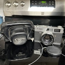 Vintage Canon Canonet QL 19 Rangefinder 35mm Film Camera SE 45mm 1:1.9 Lens