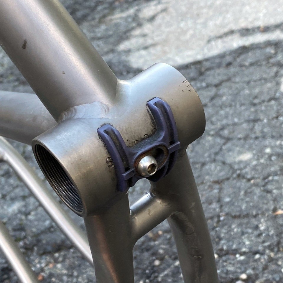 TiTo Gr.9 Lega di Titanio bici strada forcella anteriore 700C 3AL/2.5V Forcella Della Bicicletta (PM
