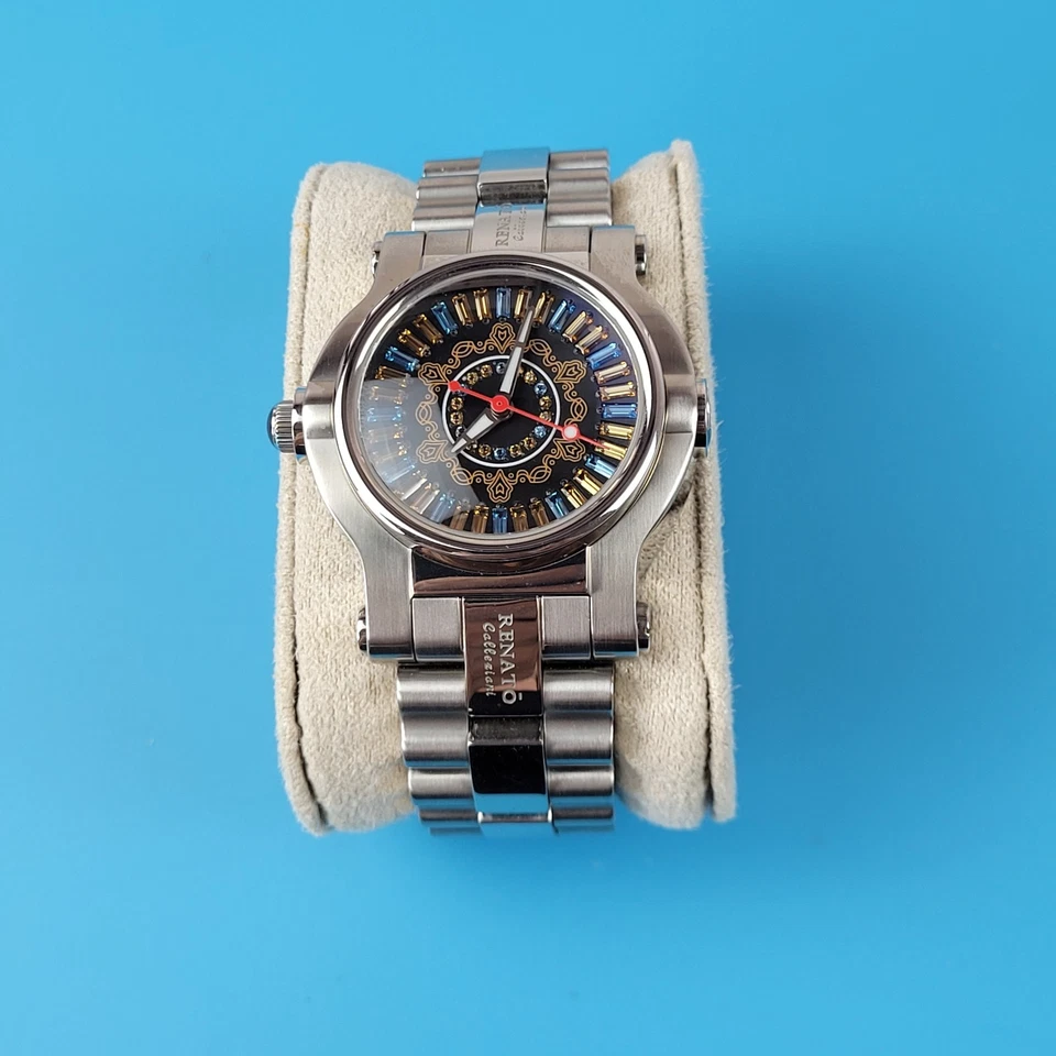 Reloj Renato Callezioni Beauty Topacio 1.85ctw esfera de piedras preciosas Swiss Limited Foto 2 de 4