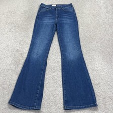 Anthropologie Pilcro Jeans Womens 28x32 High-Rise Relaxed Flare Wide Leg Boho