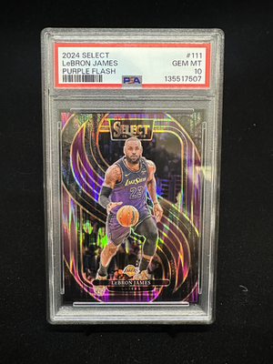 2024-25 Panini Select - Premier Level LeBron James #111 Purple