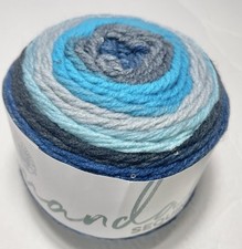LION BRAND MANDALA SEQUIN CAKE 1- Pk. SAPPHIRE . I COMBINE SHIPPING.