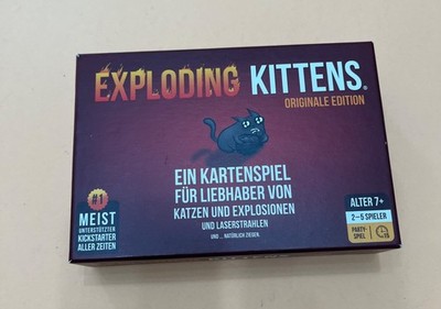 Exploding Kittens Original Edition Kartenspiel Neu OVP 2 5 Spieler Party