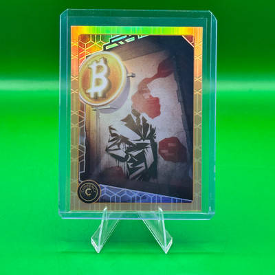 2025 Cardsmiths Currency Series 5 #34 Satoshi Nakamoto Citrine Gemstone 04/40